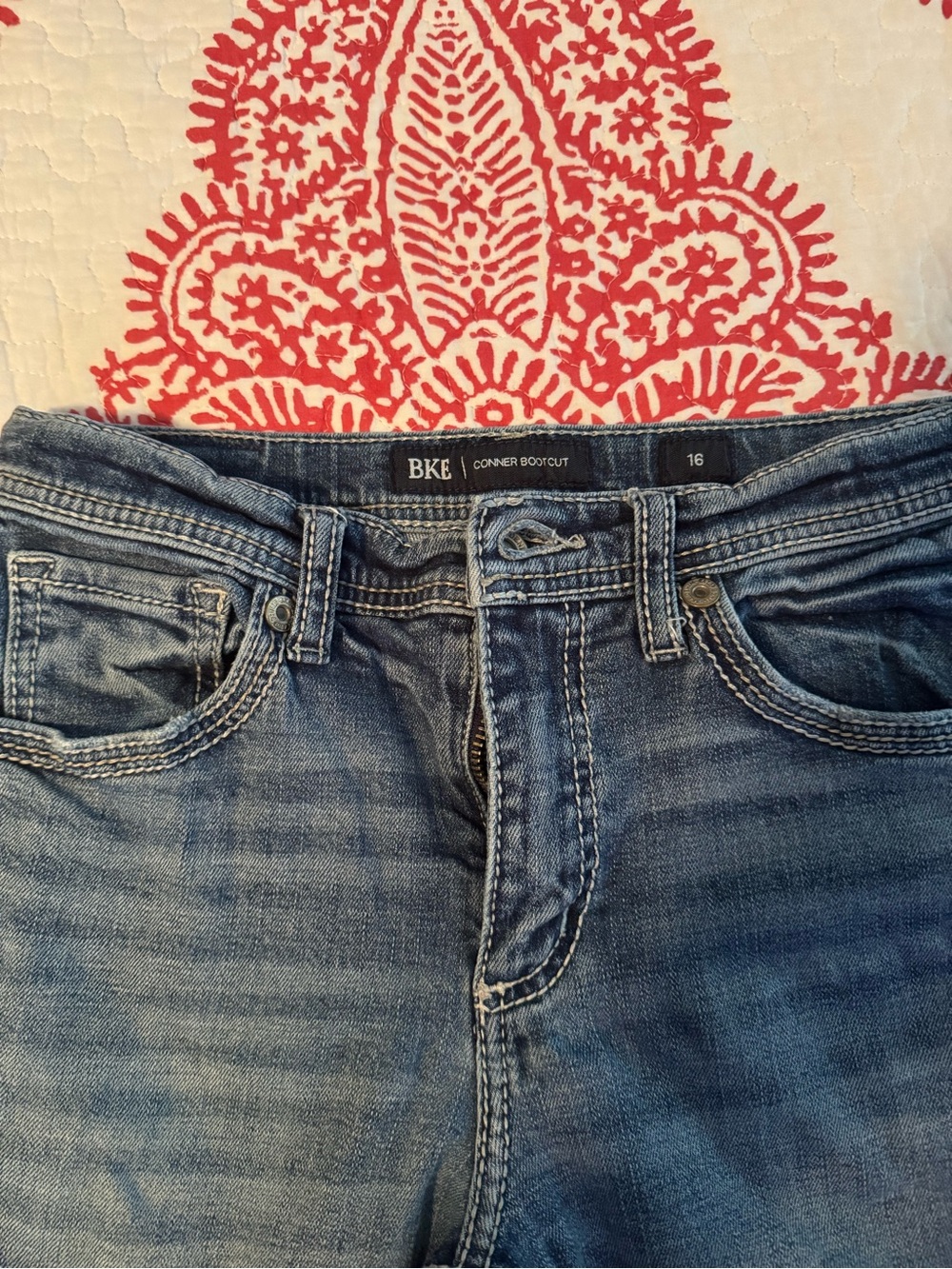 BKE Kids Bootcut Jeans in Blue